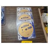 (3) 7 ' Diamond Saw Blades...