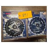 (2) 6 1/2' Saw Blades...