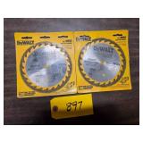 (2) 5 3/8' Saw Blades...