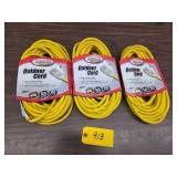 (3) Heavy Duty Extension Cords, 12/...
