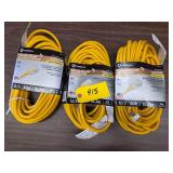 (3) Heavy Duty Extension Cords, 12/...