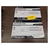 (2) Heavy Duty Extension Cords, 10/...