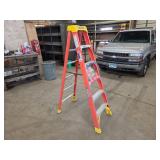 Werner 6; Fiberglass Step Ladder...