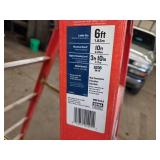 Werner 6; Fiberglass Step Ladder...
