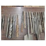 Assorted Rotary Hammer Chisels & Ca...