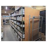 (11) Sections Steel Shelving, 36x24...