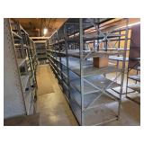(9) Sections Steel Shelving, 36x36x...