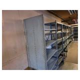 (10) Sections Steel Shelving, 36x18...