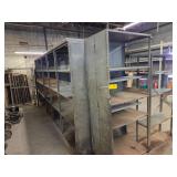 (11) Sections Steel Shelving, 36x24...