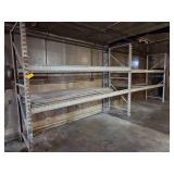(2) Sections Pallet Racking, 3'x113...
