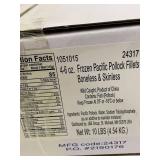 E - Blue Wave Sea Food Company Premium Frozen Pacific Pollock Fillets - 10 lb