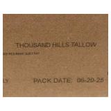 C - Thousand Hills Lifetime Grazed 100% Grass-Fed Beef Tallow 2 X 14oz tubs