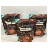 J - Fat & Weird Mega Bites Cookie Dough - Chocolate Lava Cake with Fudge Core - 3-Pack