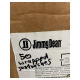 H - Jimmy Dean Maple Sausage Sandwich 2.55 oz (Lot of 50)