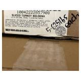 A - Sliced Turkey Bologna 5.625Lbs each - Natural Smoke Flavoring Added - USDA Inspected