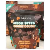 J - Fat & Weird Mega Bites Cookie Dough - Chocolate Lava Cake with Fudge Core - 3-Pack