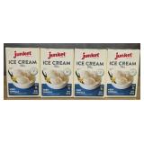 Junket Ice Cream Mix Vanilla 4 Pack - Brand New