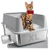XL Litter Box for Cats with High Sides 23' x 15' x 10' $39.99 Retail - Brand New