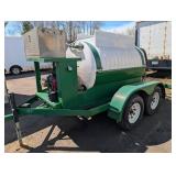 Vanguard 18HP Hydro Seeding System on Trailer - Model 6008