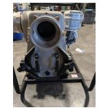 Honda GX340 Gas Engine with 4.5 Inch Discharge Pump on Frame