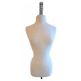 Dress Form Mannequin - 29-Inch Torso, 65-Inch Overall Height on Stand