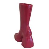 UL-Nodaleto Red Anissa Kermiche Edition Boot Vase & Nicole Miller Frames