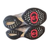 MC - Gucci Run Sneakers - GG Monogram Textile - Size 37.5