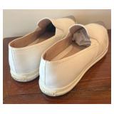 MB - Two Pairs of Miu Miu Slip-On Sneakers - Miu Miu Metallic Cap Toe Leather Slip Ons