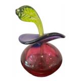 MB - Jan Benda Krystyna Art Glass Perfume Bottle