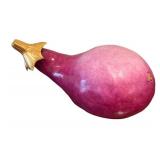 MB - Signed Artisan Crafted Eggplant Figurine