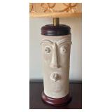 MB - Custom Tiki Head Table Lamp | Easter Island Head