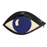MB - Guinness Lulu Lulu Guinness Black and White Patent Leather Eye Clutch Bag