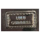 MB - Guinness Lulu Lulu Guinness Black and White Patent Leather Eye Clutch Bag