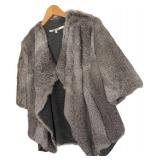 MC - Hache Rabbit Fur Coat - Size 44