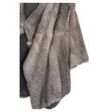 MC - Hache Rabbit Fur Coat - Size 44