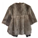 MC - Hache Rabbit Fur Coat - Size 44