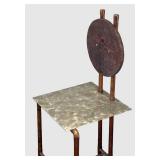 U - Christopher Poehlmann Handcrafted Metal Abstract Chair