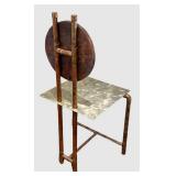 U - Christopher Poehlmann Handcrafted Metal Abstract Chair