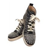 MC - Christian Louboutin Louis Spikes- High Toop Sneakers - Size EU 37.5