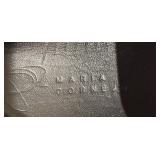 MC - Maria Cornejo Shoes - Size 37 1/2 - Beige/Black Speckled Leather Slip-On Espadrille