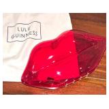 MB - Lulu Guinness Lip-Shaped Red Clutch