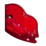 MB - Lulu Guinness Lip-Shaped Red Clutch