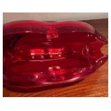 MB - Lulu Guinness Lip-Shaped Red Clutch