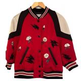 MC - Coach 1941 Shrunken Varsity Jacket - Floral Embroidery - Size 8
