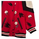 MC - Coach 1941 Shrunken Varsity Jacket - Floral Embroidery - Size 8