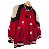 MC - Coach 1941 Shrunken Varsity Jacket - Floral Embroidery - Size 8