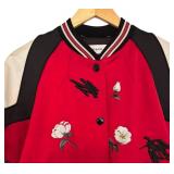 MC - Coach 1941 Shrunken Varsity Jacket - Floral Embroidery - Size 8