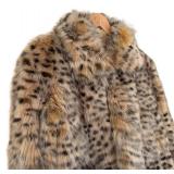 MC - Cassin New York Animal Print Fur Coat