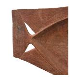 MB - Vintage 1930's Wood Carved Fish Shaped Platter