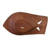 MB - Vintage 1930's Wood Carved Fish Shaped Platter